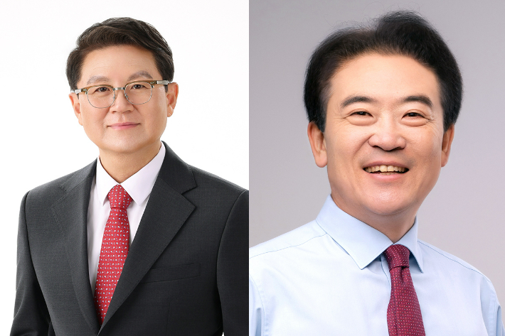 국민의힘 윤갑근·윤희근 충청북도지사 예비후보. 충청북도선거관리위원회 제공