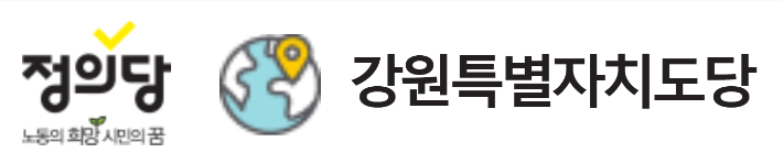 정의당 강원도당 홈페이지 캡처