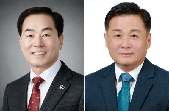창녕군수 성낙인 국민의힘 예비후보와 박승태 민주당 예비후보. 중앙선관위 제공