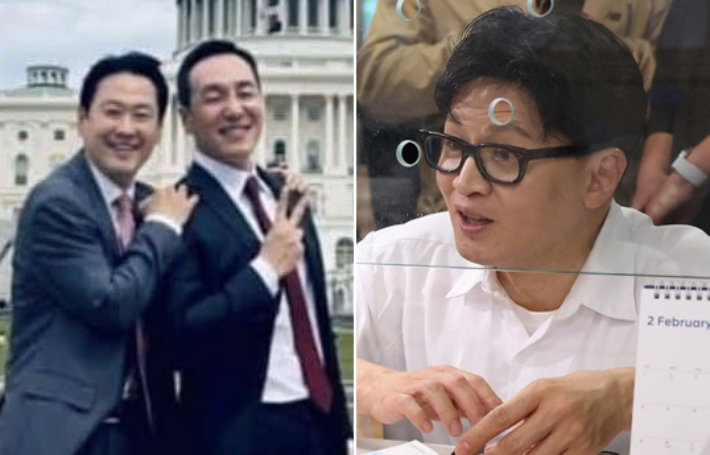 장동혁 미국 간 새…'한동훈 복당론' 스멀스멀