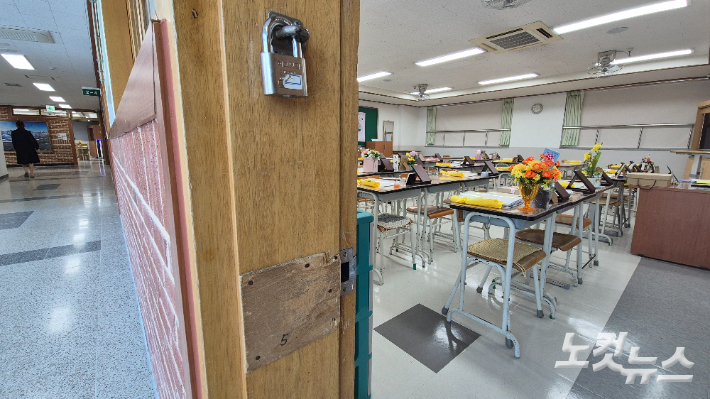 지난 14일 경기 안산시 4.16 민주시민교육원에 마련된 단원고 4.16 기억교실. 송선교 기자