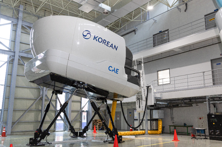 대한항공 운항훈련센터에 있는 '조종사 모의비행장치(Full Flight Simulator·FFS)'. 대한항공 제공