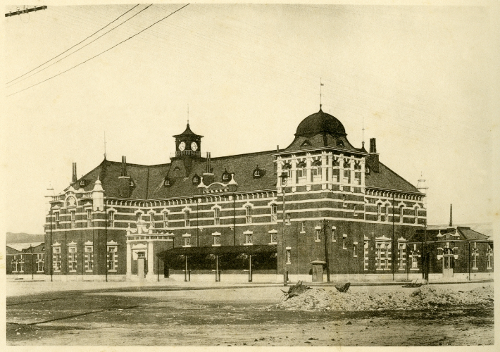 1910년 부산역 모습.  부산시설공단 제공