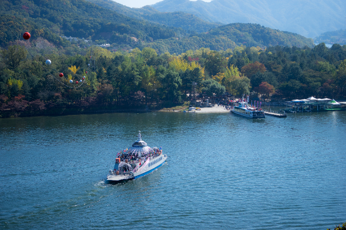 남이섬 전경. 남이섬 제공