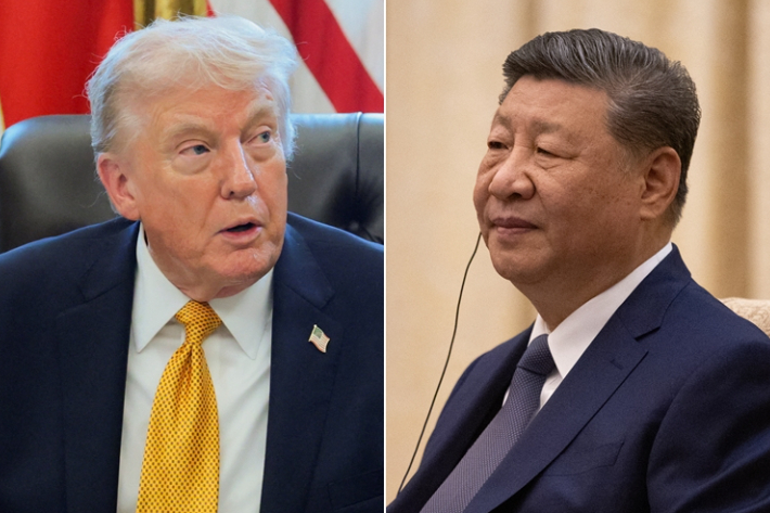 도널드 트럼프 미국 대통령(왼쪽)과 시진핑 중국 국가주석. 연합뉴스