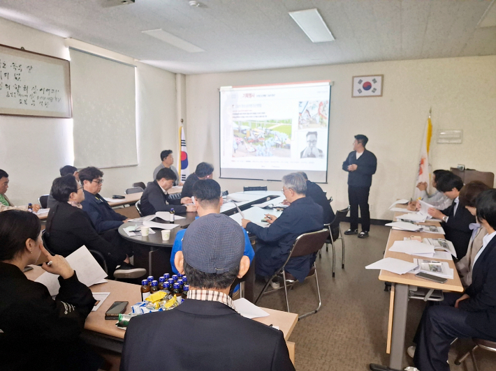 '제59회 동학농민혁명기념제'의 성공적인 개최를 위해 제2차 조직위원회 회의가 열렸다. 정읍시 제공