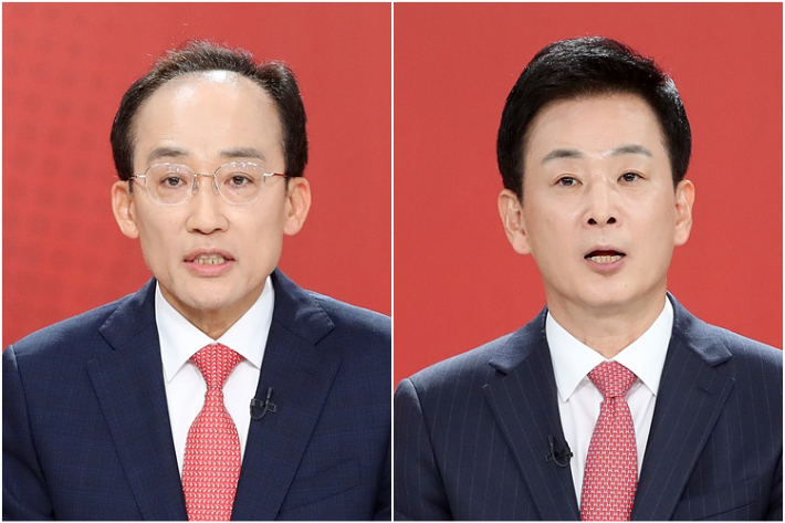 추경호·유영하. 연합뉴스