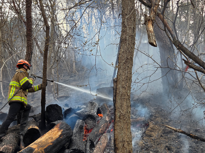 산불 진화 자료사진. 경북소방본부 제공