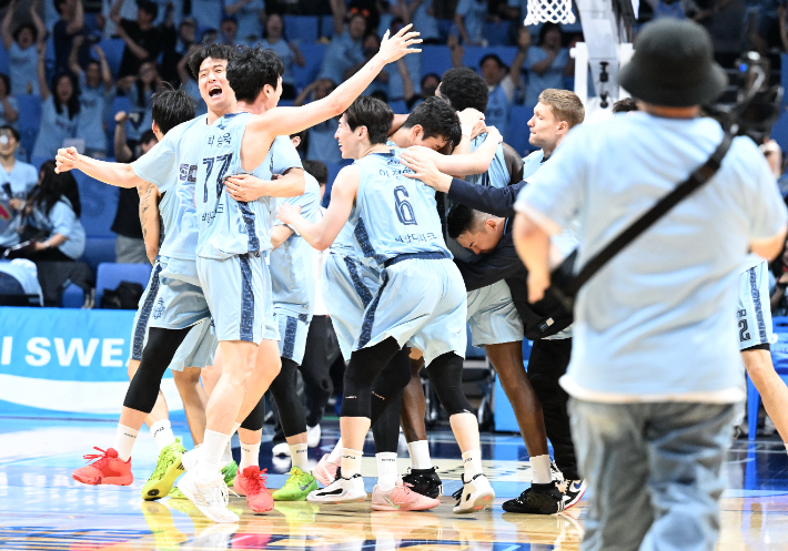 4강 플레이오프에 진출한 소노. KBL 제공