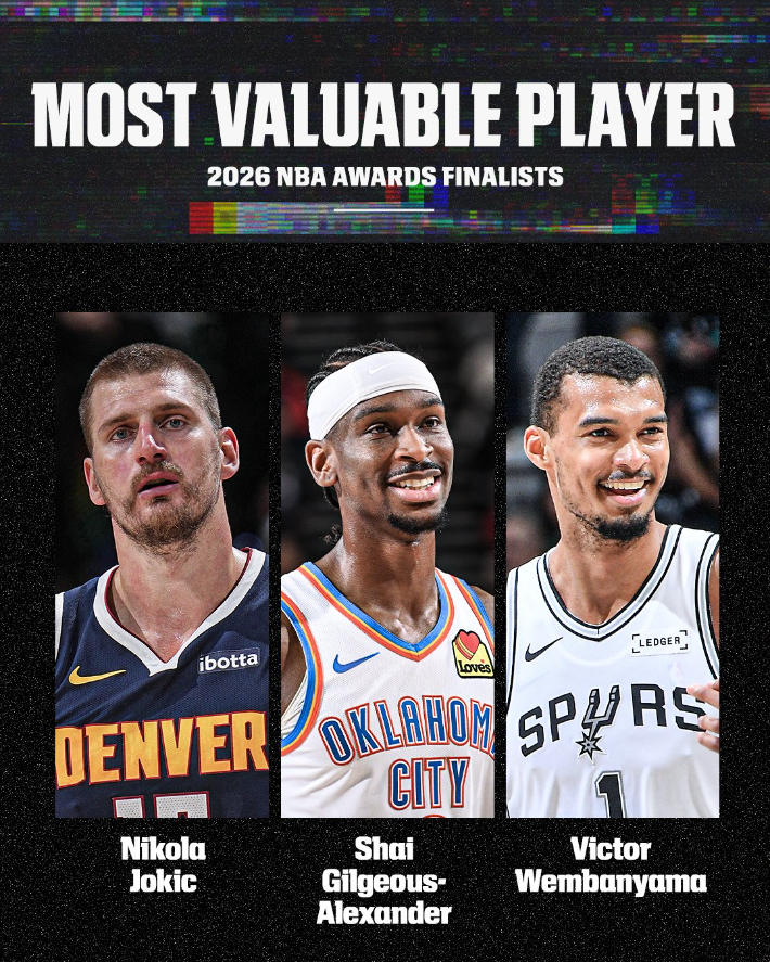 2025-2026시즌 NBA MVP 후보. ESPN X