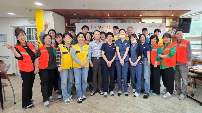 포항의료돌봄지원단(단장 안상구) 찾아가는 의료돌봄 봉사 전개. 지원단 제공