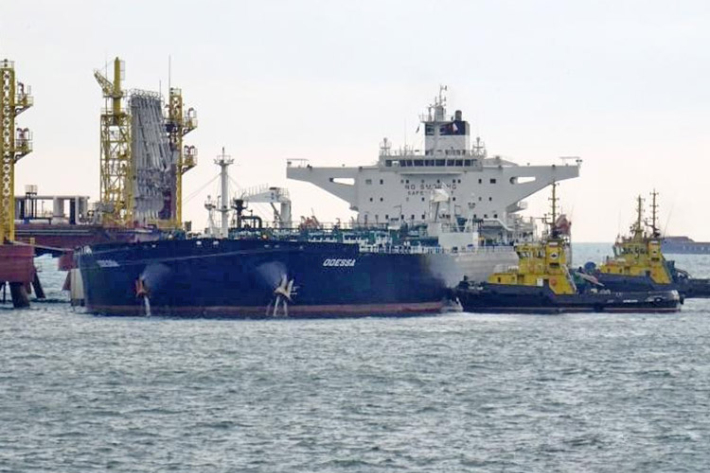 원유 운반선 오데사호. 연합뉴스