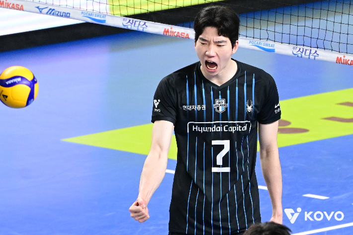 허수봉. 한국배구연맹