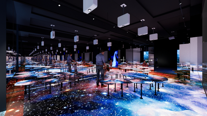 얼음골신비테마관 내부 조감도. 밀양시 제공 