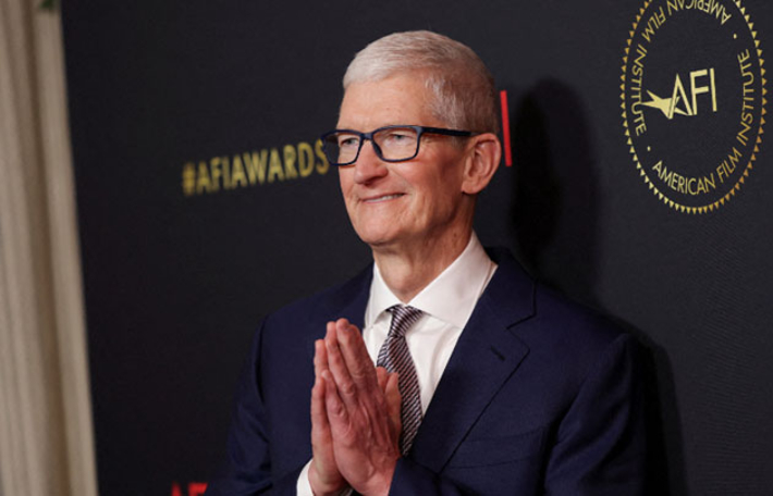 팀 쿡 애플 최고 경영자. 연합뉴스