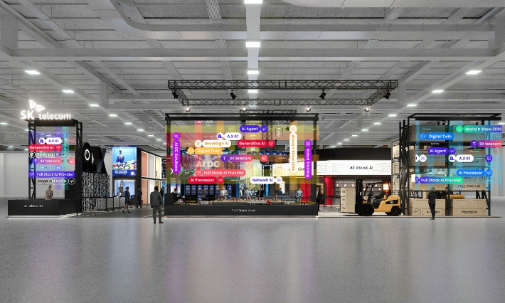 SK텔레콤이 오는 22일부터 사흘간 서울 코엑스(COEX)에서 개최되는 국내 최대 ICT 종합 전시회 '2026 월드IT쇼(WIS)'에 참가해 대한민국 AI의 미래 청사진을 제시한다. SK텔레콤 제공