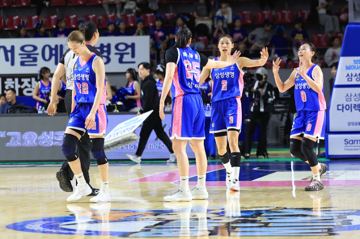 삼성생명. WKBL 제공