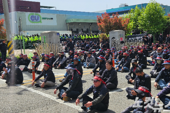 21일 CU BGF로지스 진주물류센터. 이형탁 기자