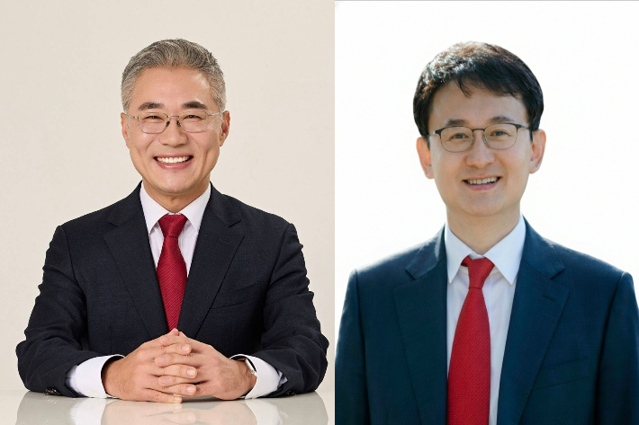 국민의힘 이재우·이충형 제천시장 예비후보. 충북선관위 제공
