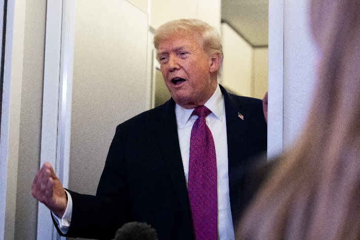 도널드 트럼프 미국 대통령. 연합뉴스