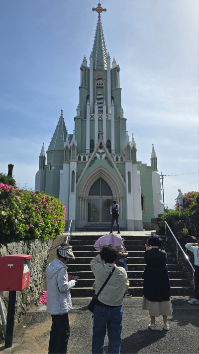 자비에르기념교회.  경남CBS 일본순교지순례단 제공