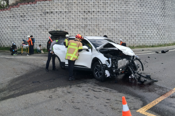 사고 현장. 전북소방본부 제공