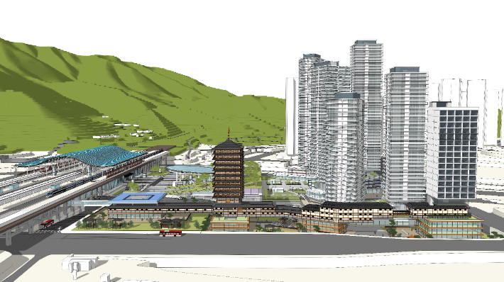 경주역세권 복합환승센터 조감도. 경주시 제공