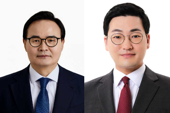 민주당 맹정섭 후보와 국민의힘 이동석 후보. 충청북도선거관리위원회 제공 