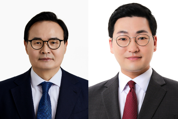 민주당 맹정섭 후보와 국민의힘 이동석 후보. 충청북도선거관리위원회 제공 