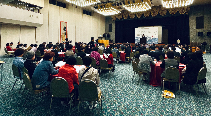 경남CBS 일본순교지순례단 수요예배.  경남CBS 일본순교지순례단 제공