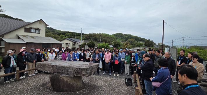 스즈타 감옥터. 경남CBS 일본순교지순례단 제공
