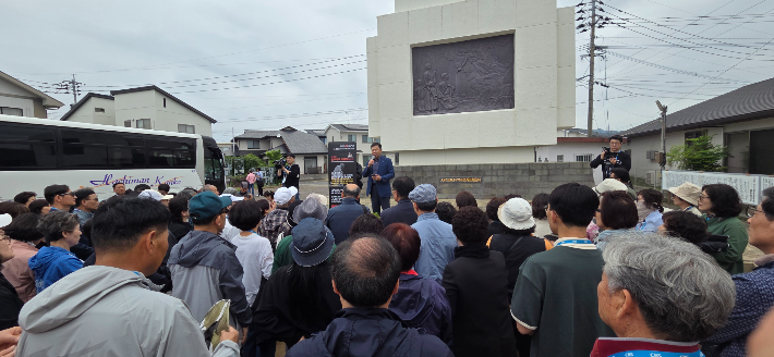 호코바루 처형장.  경남CBS 일본순교지순례단 제공