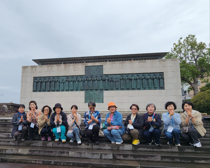 26성인 순교지.  경남CBS 일본순교지순례단 제공