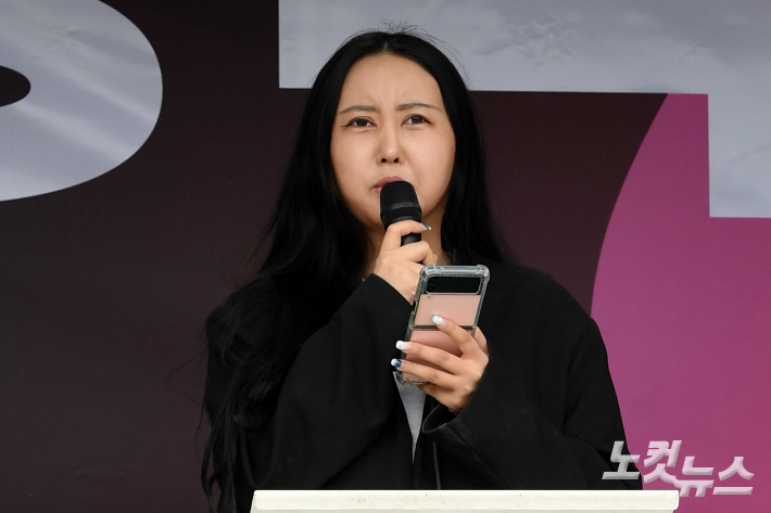 최서원(개명 전 최순실)씨 딸 정유연(개명 전 정유라) 씨. 황진환 기자