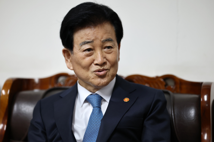 정동영 통일부 장관. 연합뉴스