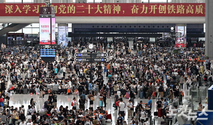 중국 항저우 동역. 항저우(중국)=황진환 기자