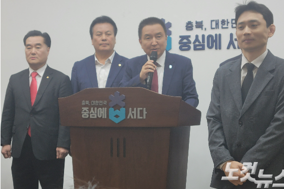 김영환 충청북도지사가 재선 도전을 공식화했다. 박현호 기자