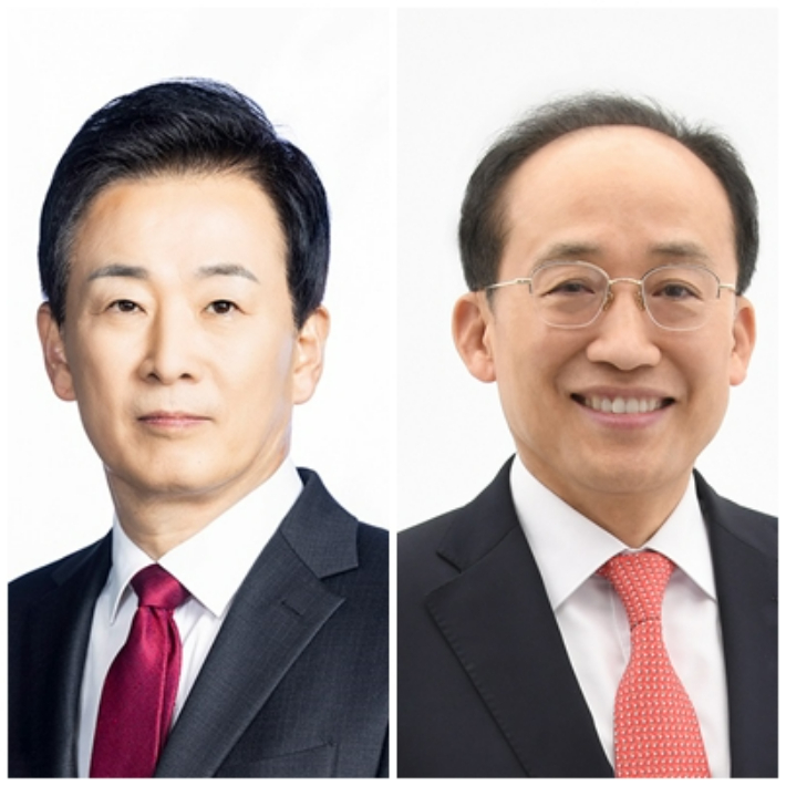 유영하, 추경호 국민의힘 대구시장 경선 후보들. 국민의힘 제공