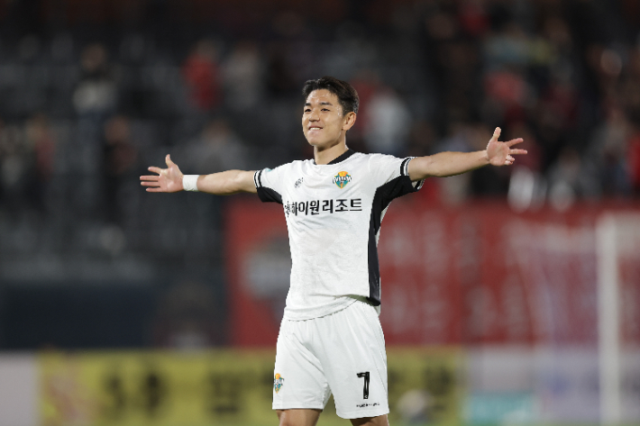 김대원. 한국프로축구연맹 제공