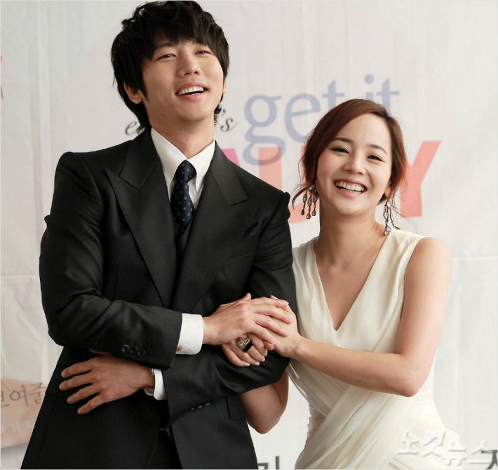 배우 기태영(왼쪽), 유진 부부. 자료사진