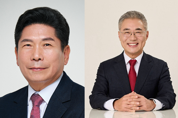 국민의힘 김창규·이재우 제천시장 예비후보. 충북도선관위 제공