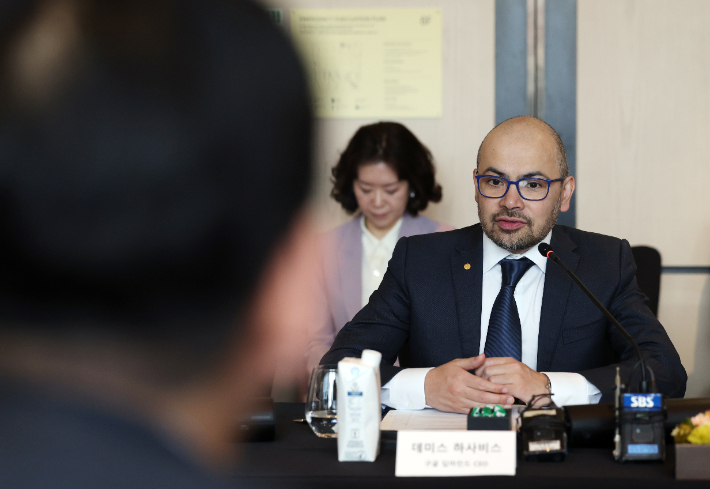 데미스 허사비스 구글 딥마인드 최고경영자(CEO). 연합뉴스