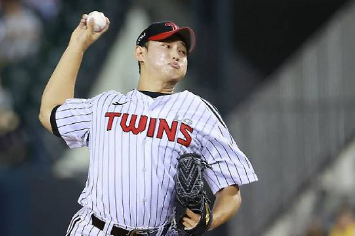 LG 우완 김영우. 연합뉴스 