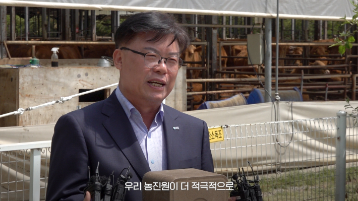 한국농업기술진흥원 이석형 원장. 노컷TV 캡처