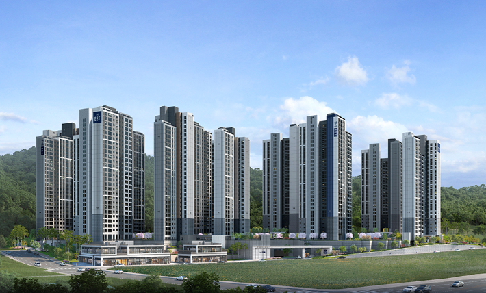 천안 동문 디 이스트 파크시티. 동문건설 제공