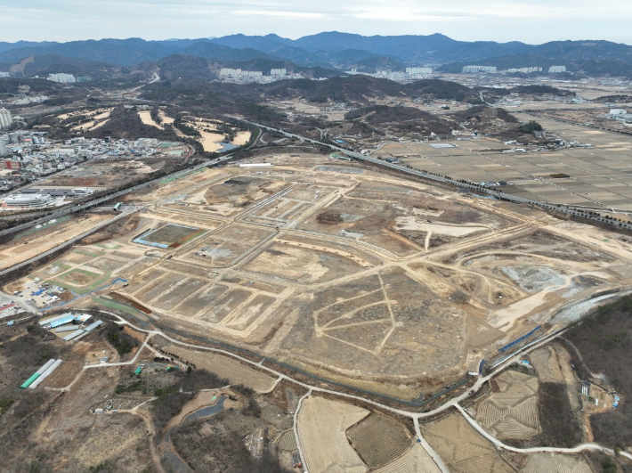 코스트코 순천점이 들어설 해룡면 선월지구. 순천시 제공 