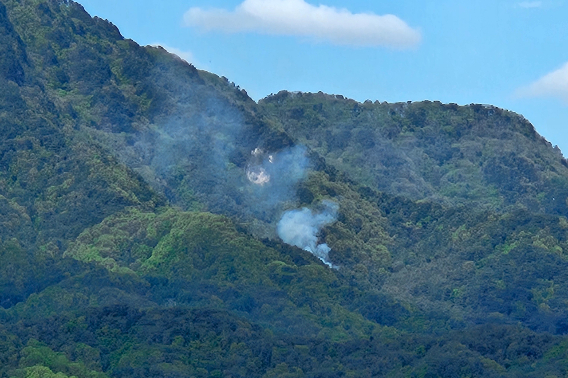 29일 오후 2시 45분쯤 강원 홍천군 내촌면 도관리에서 산불이 났다. 강원도산불방지센터 제공