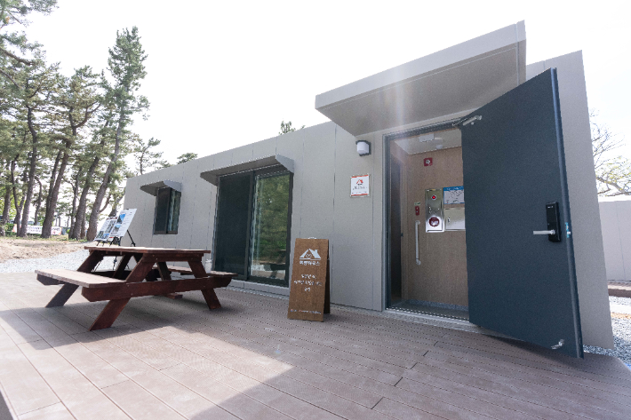 재난 이재민 품고 지역경제 살리는 '희망하우스'. 강릉시 제공