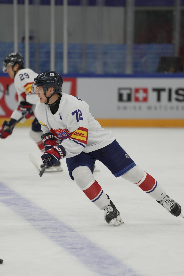 중국전 2골을 넣은 김건우. 대한아이스하키연맹 제공