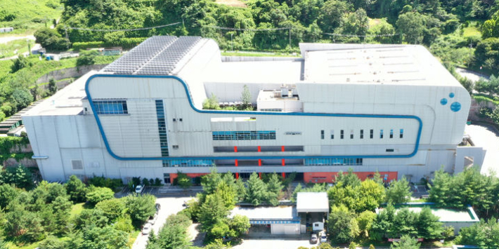 광주 남구 양과동 위생매립장 내 가연성폐기물연료화시설(SRF제조시설). 광주광역시 제공